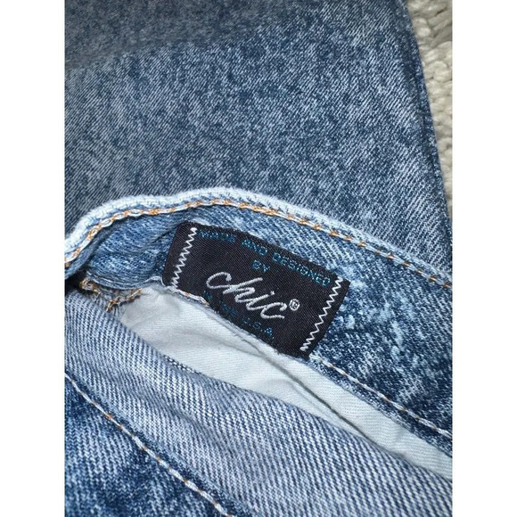 CHIC Vintage acid wash high‎ waisted jeans - Picture 7 of 12